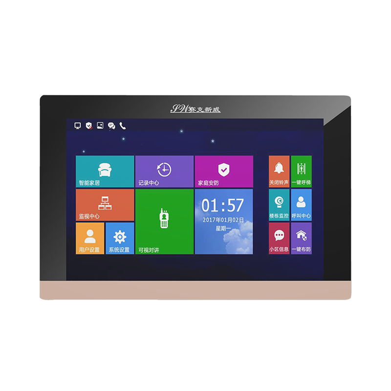 我們的大屏顯示多功能樓宇對(duì)講數(shù)字系統(tǒng)室內(nèi)機(jī)，采用了可視對(duì)講系統(tǒng)技術(shù)，讓您能夠輕松與來(lái)訪者通話和進(jìn)行視頻呼叫。室內(nèi)機(jī)具有遠(yuǎn)程開(kāi)鎖、大屏幕顯示功能、報(bào)警功能，您可以直接在室內(nèi)機(jī)上遠(yuǎn)程控制門(mén)禁系統(tǒng)，方便快捷，讓您能夠清晰地看到來(lái)訪者的狀態(tài)和門(mén)禁的運(yùn)行情況，當(dāng)檢測(cè)到異常事件時(shí)，您會(huì)立即收到報(bào)警信息，確保室內(nèi)安全讓您可以更方便地控制系統(tǒng)。